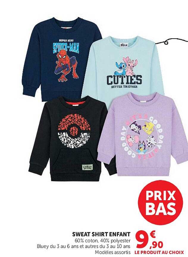 SWEAT SHIRT ENFANT