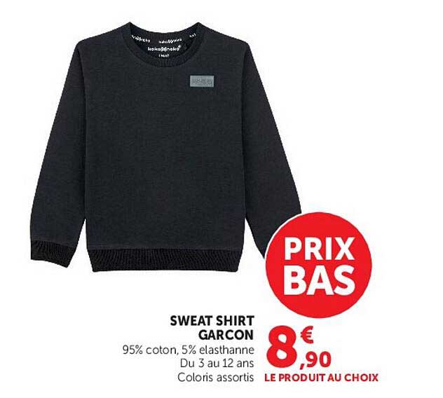 SWEAT SHIRT GARCON
