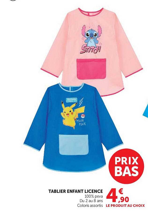 TABLIER ENFANT LICENCE