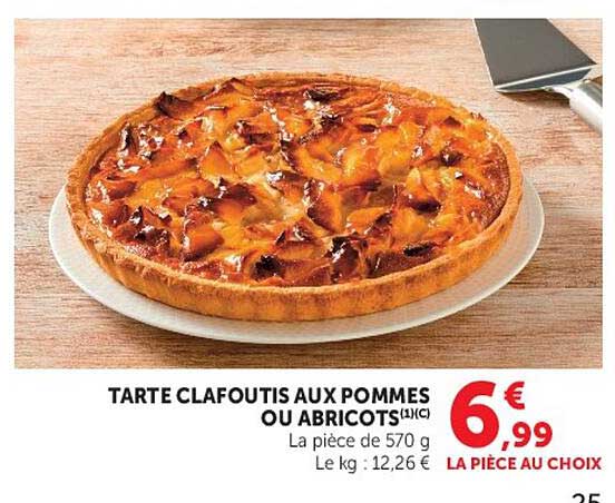 TARTE CLAFOUTIS AUX POMMES OU ABRICOTS(1)(C)