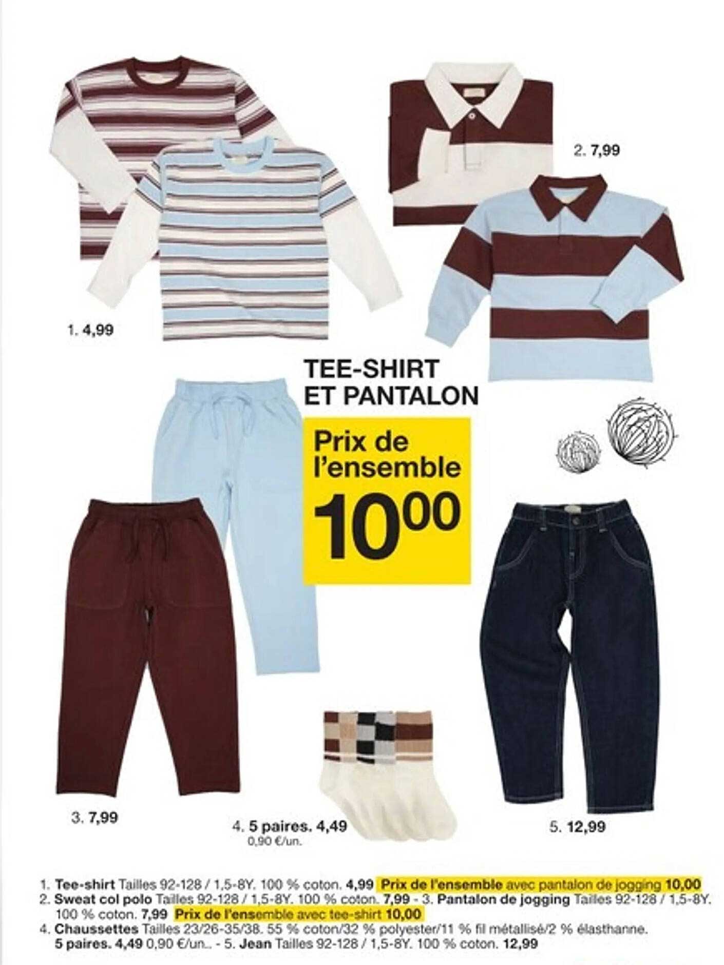TEE-SHIRT ET PANTALON