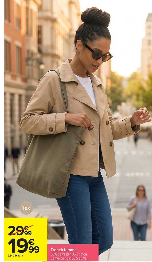 Trench femme