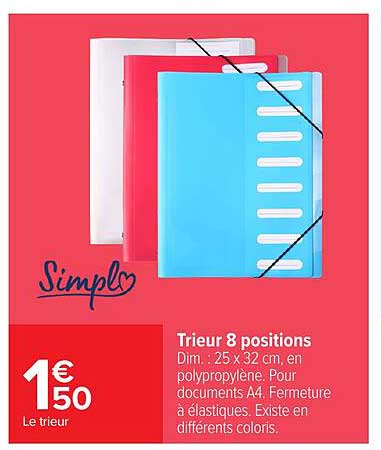 Trieur 8 positions