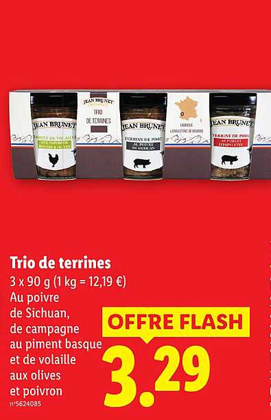 Trio de terrines