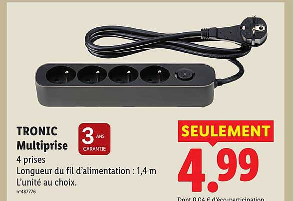 TRONIC Multiprise