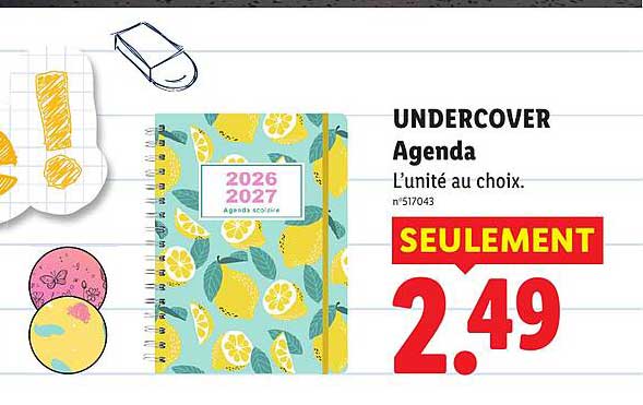 UNDERCOVER Agenda