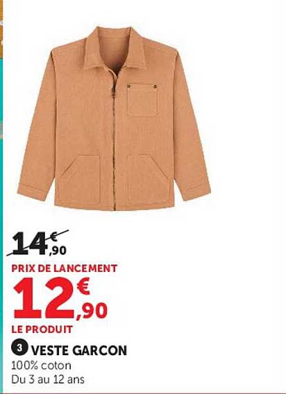 VESTE GARCON
