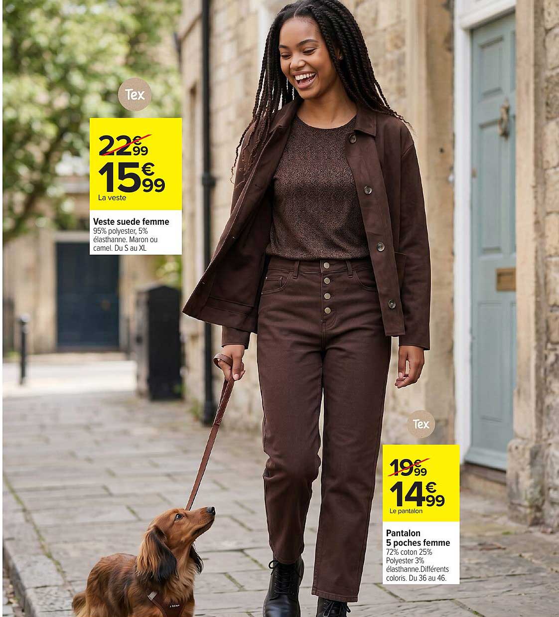 Veste suede femme