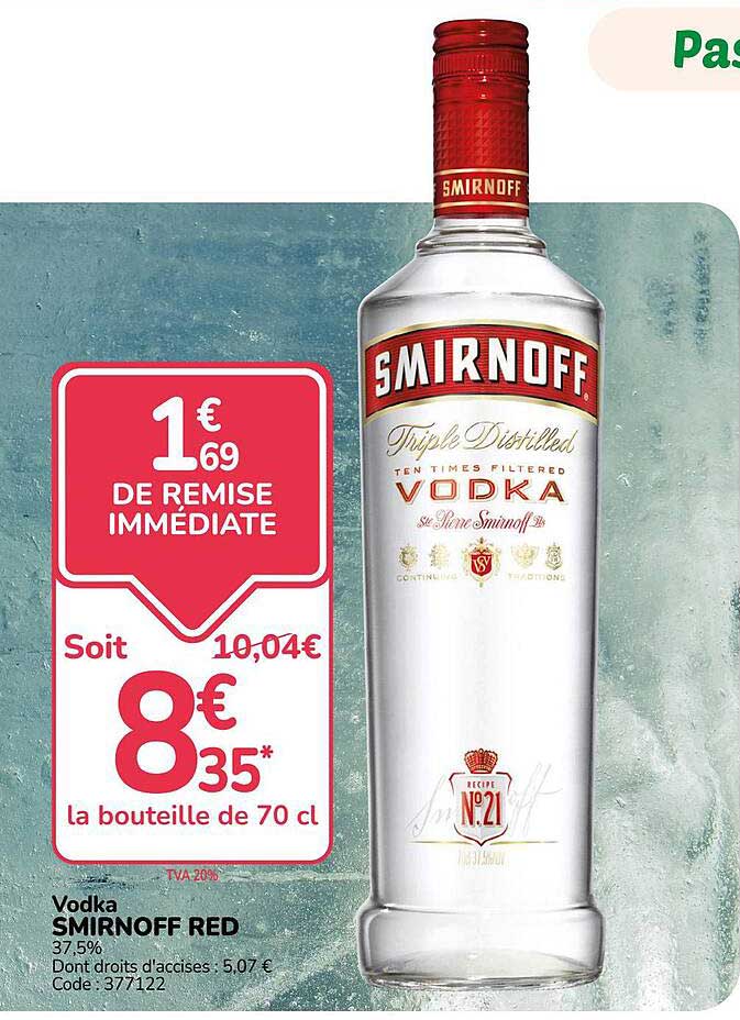 Vodka SMIRNOFF RED