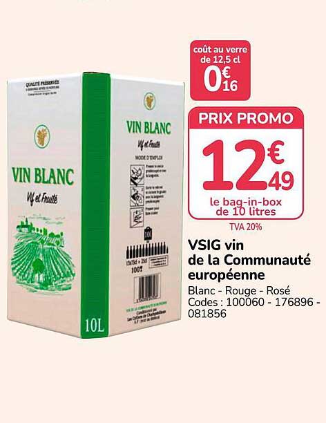 VSIG vin de la Communauté européenne