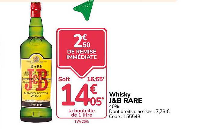 Whisky J&B RARE 40%