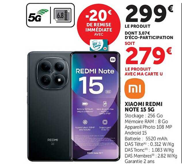 XIAOMI REDMI NOTE 15 5G