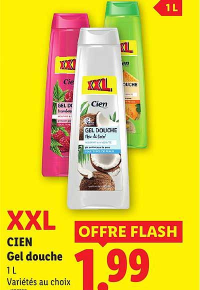 XXL CIEN Gel douche 1 L Variétés au choix OFFRE FLASH