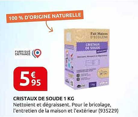 100 % D'ORIGINE NATURELLE