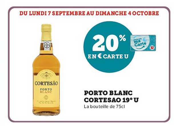 20% EN € CARTE U