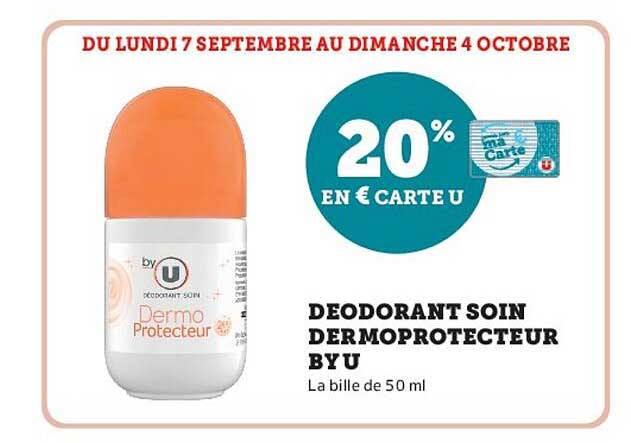 20% EN € CARTE U