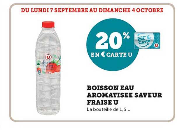 20% EN € CARTE U