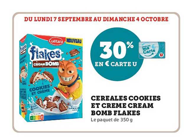 30% EN € CARTE U