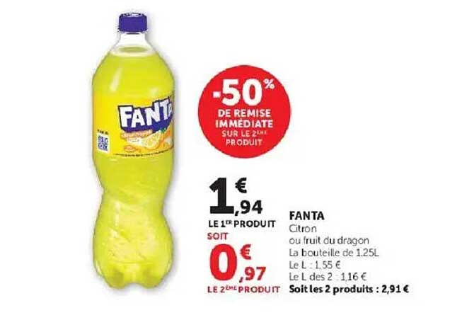 -50% DE REMISE IMMÉDIATE SUR LE 2ÈME PRODUIT