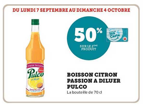 50% sur le 2ème produit
