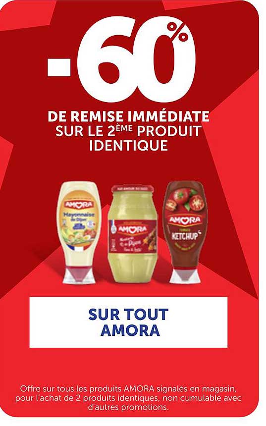 -60% DE REMISE IMMÉDIATE SUR LE 2ÈME PRODUIT IDENTIQUE