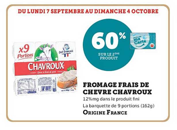 60% SUR LE 2D PRODUIT