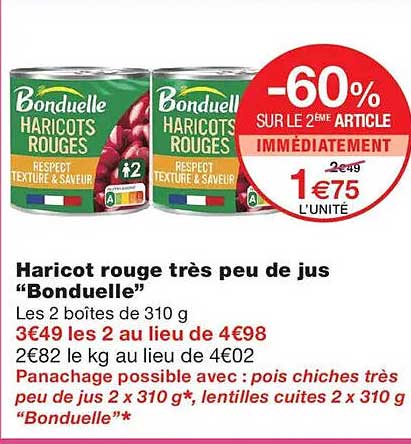 -60% SUR LE 2ÈME ARTICLE IMMÉDIATEMENT