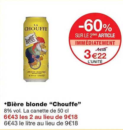 -60% SUR LE 2ÈME ARTICLE IMMÉDIATEMENT