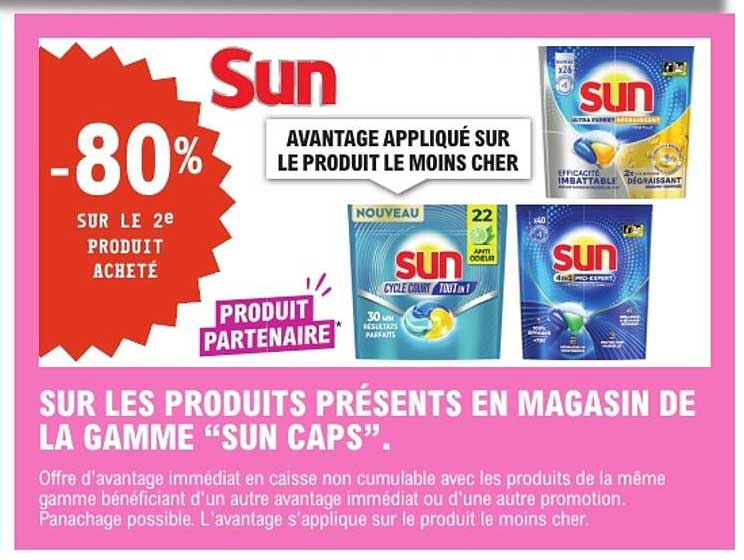 -80% SUR LE 2e PRODUIT ACHETÉ