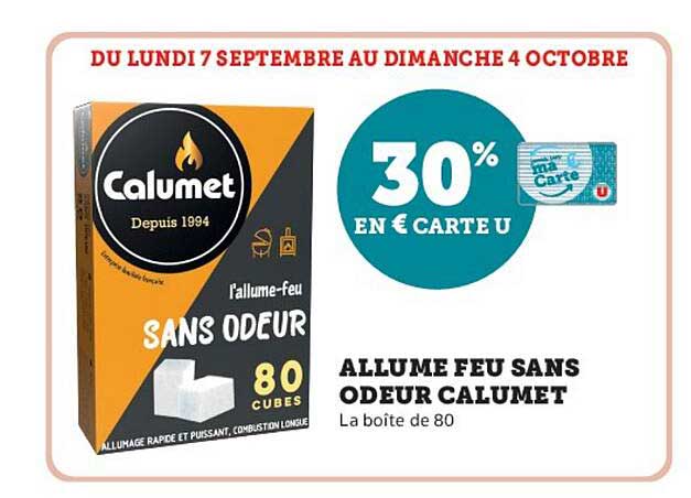 ALLUME FEU SANS ODEUR CALUMET