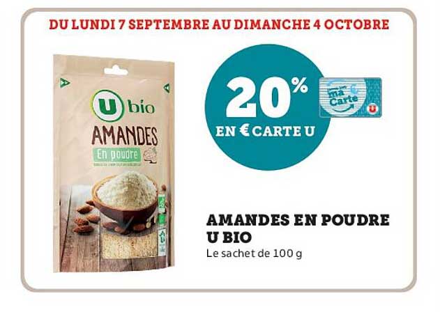 AMANDES EN POUDRE U BIO