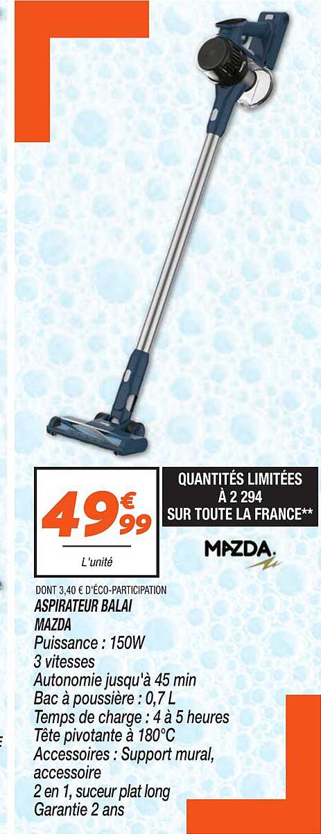 ASPIRATEUR BALAI MAZDA