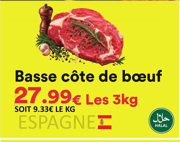 Basse côte de bœuf