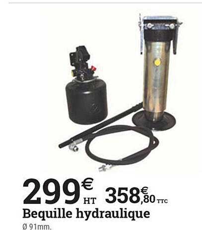 Bequille hydraulique