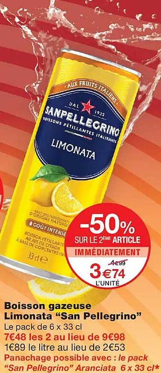 Boisson gazeuse Limonata “San Pellegrino”