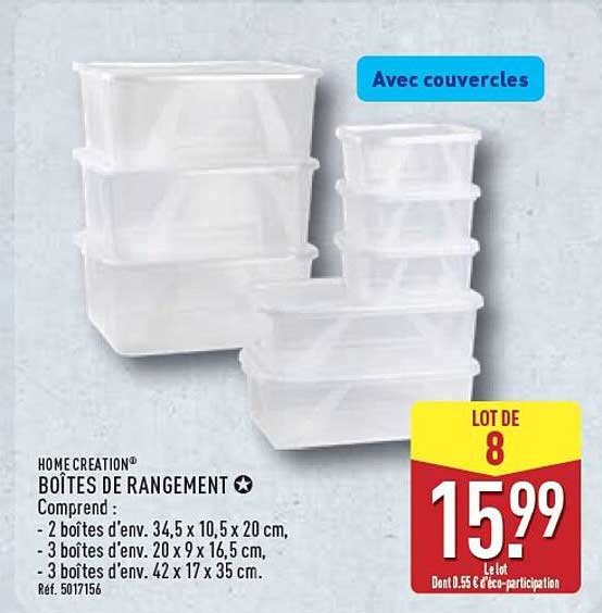 BOÎTES DE RANGEMENT
