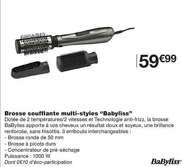 Brosse soufflante multi-styles “Babyliss”