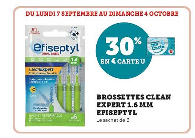 BROSSETTES CLEAN EXPERT 1.6 MM EFISEPTYL
