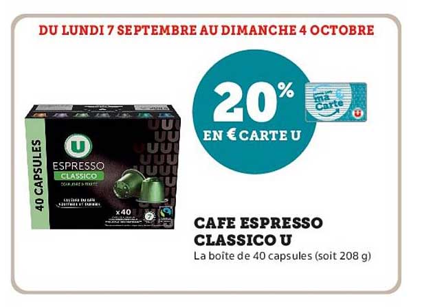 CAFE ESPRESSO CLASSICO U