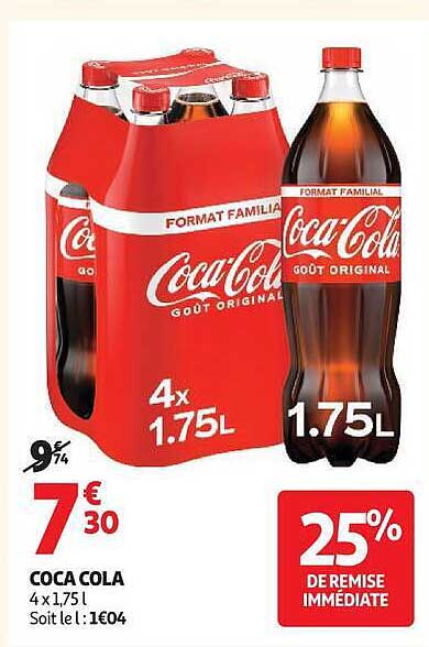COCA COLA 4 x 1,75 L