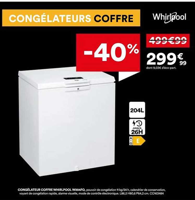 CONGÉLATEURS COFFRE