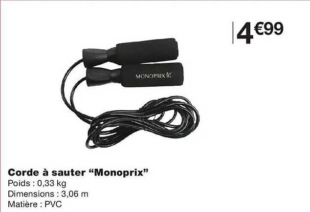 Corde à sauter “Monoprix”
