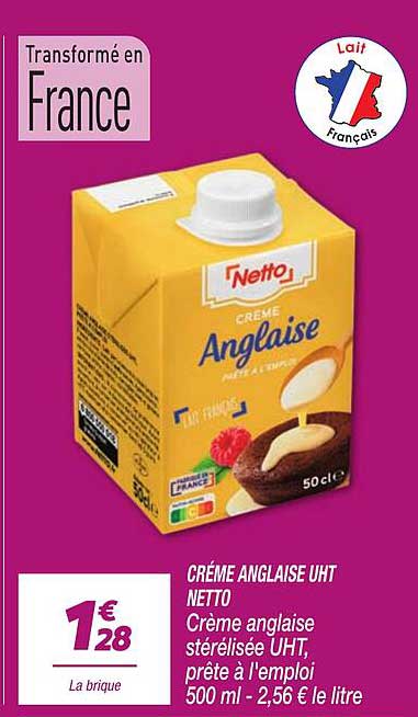 CRÈME ANGLAISE UHT NETTO