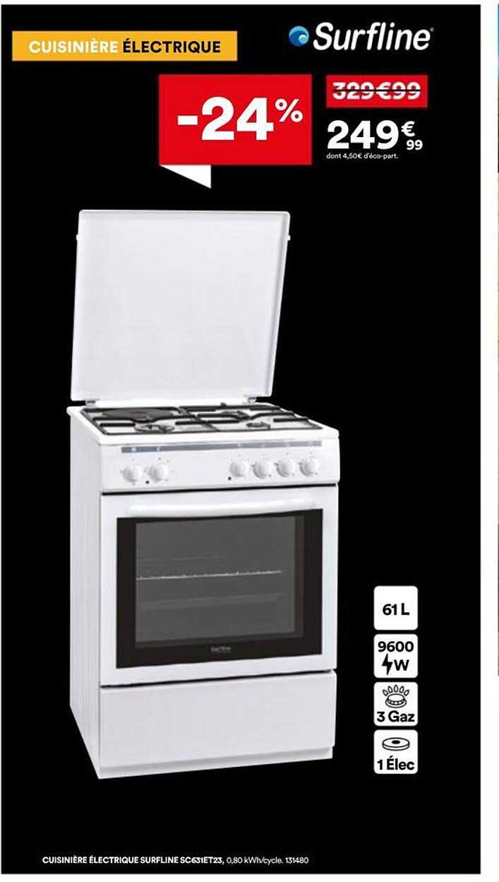 CUISINIÈRE ÉLECTRIQUE