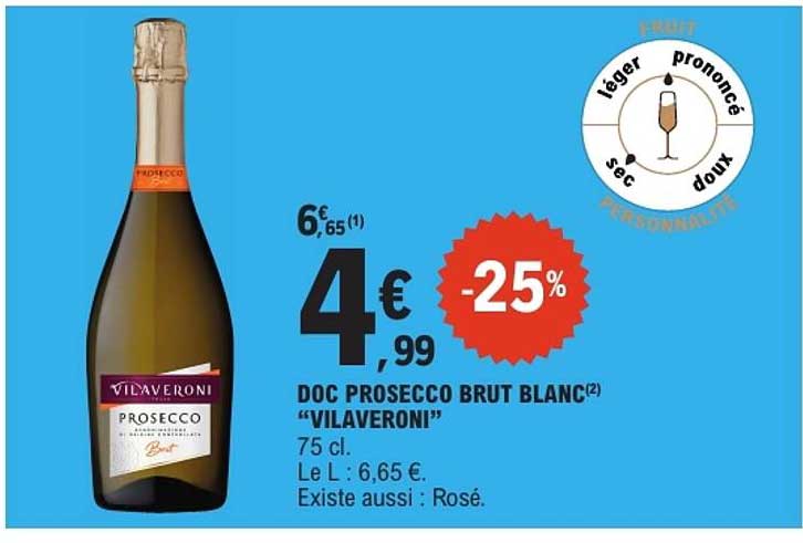 DOC PROSECCO BRUT BLANC "VILAVERONI"