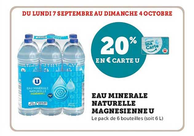 EAU MINERALE NATURELLE MAGNESIENNEU