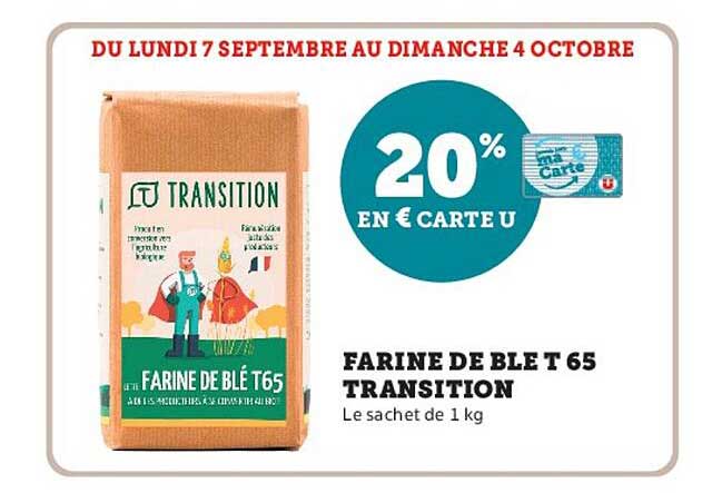 FARINE DE BLE T 65 TRANSITION