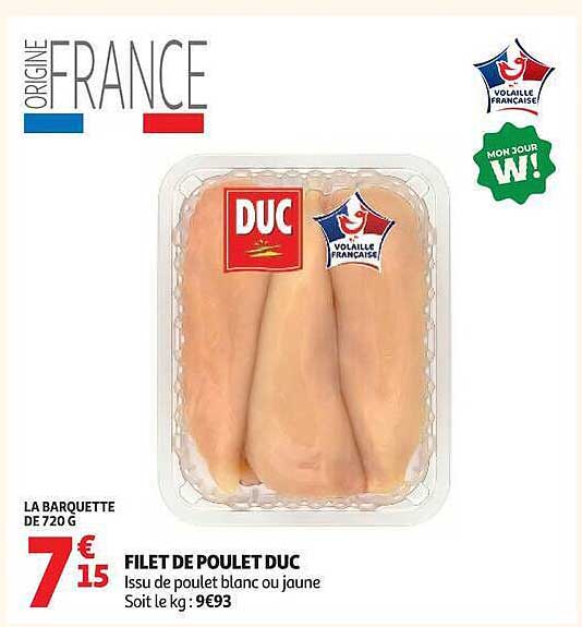 FILET DE POULET DUC