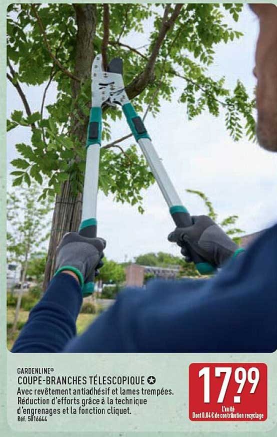 GARDENLINE® COUPE-BRANCHES TÉLESCOPIQUE