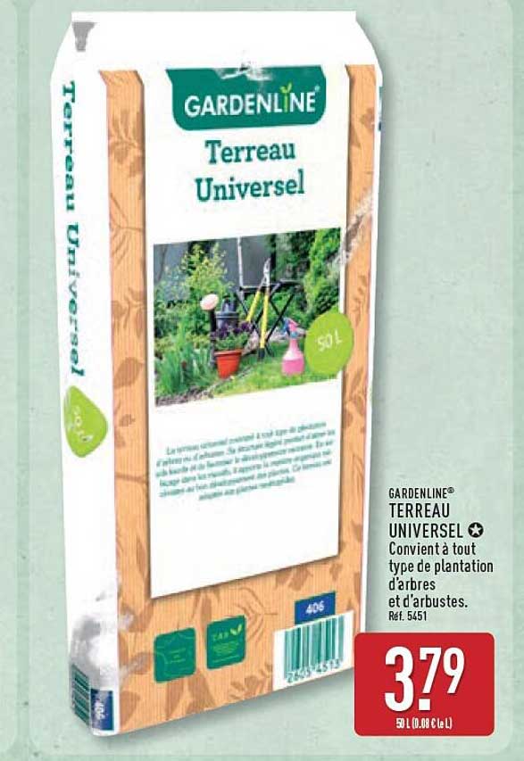 GARDENLINE TERREAU UNIVERSEL